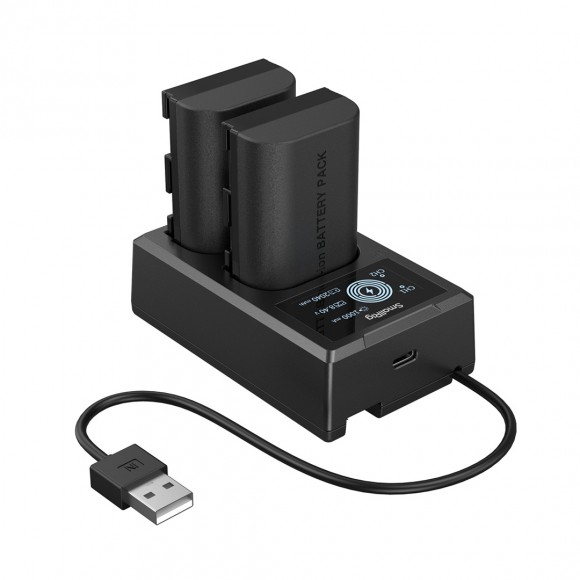 SmallRig 5409 Camera Battery and Charger Kit for Canon LP-E6P